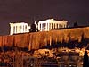 Akropole v noci