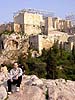 Radek před Akropolí